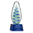 Jezebel Award on Robson Base - Blue | https://www.bestnamebadges.com