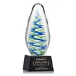 Jezebel Award on Robson Base - Black | https://www.bestnamebadges.com