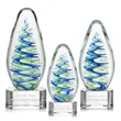 Jezebel Award on Paragon Base - Clear | https://www.bestnamebadges.com