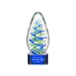 Jezebel Award on Paragon Base - Blue | https://www.bestnamebadges.com