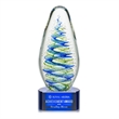 Jezebel Award on Paragon Base - Blue | https://www.bestnamebadges.com