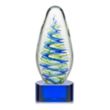 Jezebel Award on Paragon Base - Blue | https://www.bestnamebadges.com