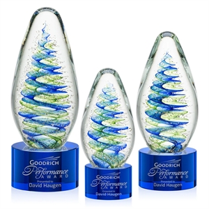 Jezebel Award on Marvel Base - Blue | https://www.bestnamebadges.com