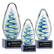 Jezebel Award on Hancock Base - Blue | https://www.bestnamebadges.com