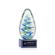 Jezebel Award on Hancock Base - Blue | https://www.bestnamebadges.com
