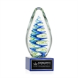 Jezebel Award on Hancock Base - Blue | https://www.bestnamebadges.com