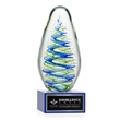 Jezebel Award on Hancock Base - Blue | https://www.bestnamebadges.com