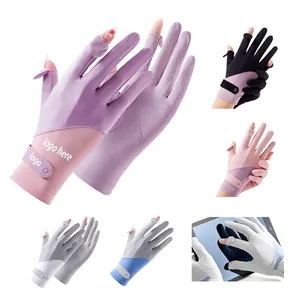 Sunscreen Ice Silk Gloves