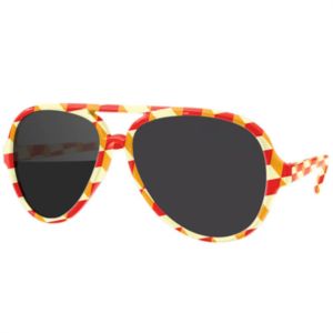 Aviator Sport Sunglasses w/ Full Frame Sublimation Wrap