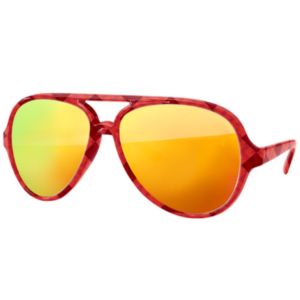Aviator Mirror Sunglasses w/ Sublimation Wrap