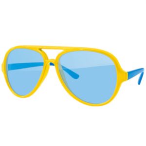 2-Tone Aviator Sport Sunglasses