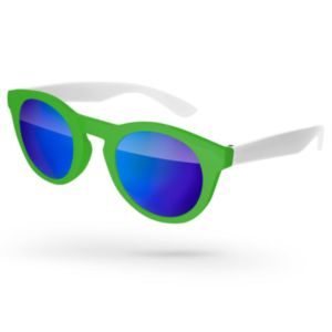 2-Tone Andy Mirror Sunglasses w/ 1-color imprint