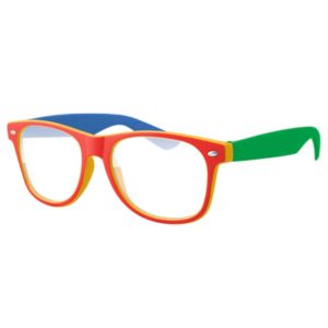 4-Tone Retro Glassesw/ 1-color imprint