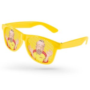 Value Retro Pinhole Sunglasses w/ 1-color imprint