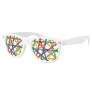 Retro Pinhole Sunglasses w/ full-color sublimation