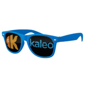 Retro Pinhole Sunglasses w/ 1-color imprint