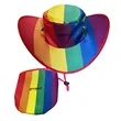 Outdoor Promotional Foldable Cowboy Hat | https://www.bestnamebadges.com