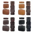 Hanging Toiletry Bag PU Leather | https://www.bestnamebadges.com