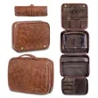 Hanging Toiletry Bag PU Leather | https://www.bestnamebadges.com