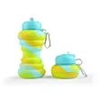 20oz Colorful Silicone Foldable Bottle | https://www.bestnamebadges.com