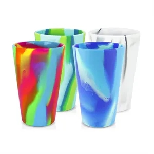 16oz  Silicone Water Cup Drink Tumbler