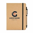 6.3" X 8.27" Eco Journal With Pen | https://www.bestnamebadges.com