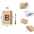6.3" X 8.27" Eco Journal With Pen | https://www.bestnamebadges.com
