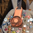 Handheld Mini Powerful Portable USB Rechargeable Pocket Fan | https://www.bestnamebadges.com
