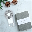 Handheld Mini Powerful Portable USB Rechargeable Pocket Fan | https://www.bestnamebadges.com