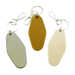 Leather Hotel Anti-lost Keychain