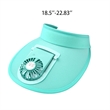 USB Fan Sun Hat Wide Brim Portable Running Visor Cap | https://www.bestnamebadges.com
