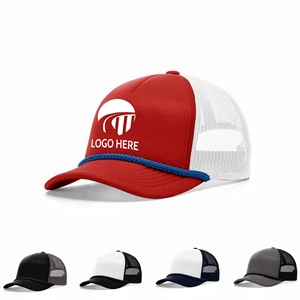 5 Panel Foam Mesh Back Trucker Cap