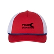 5 Panel Foam Mesh Back Trucker Cap | https://www.bestnamebadges.com