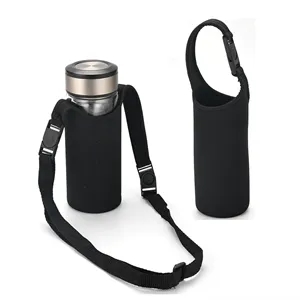 Neoprene Water Bottle Holder with Shoulder Strap