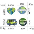Earth Day Brooch Series | https://www.bestnamebadges.com