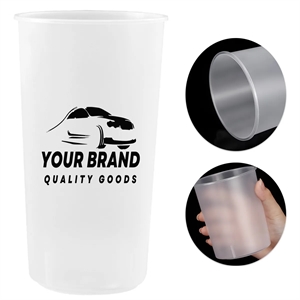 16/23OZ.Transparent Drinking Smoothie Iced Shake Juice Cup