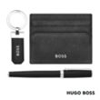 Hugo Boss® Rollerball Pen, Key Ring & Card Holder Set | https://www.bestnamebadges.com