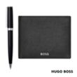 Hugo Boss® Ballpoint Pen & Wallet Set | https://www.bestnamebadges.com