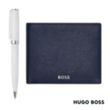 Hugo Boss® Ballpoint Pen & Wallet Set | https://www.bestnamebadges.com