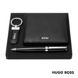 Hugo Boss® Ballpoint Pen, Key Ring & Wallet Set | https://www.bestnamebadges.com