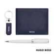 Hugo Boss® Ballpoint Pen, Key Ring & Wallet Set | https://www.bestnamebadges.com