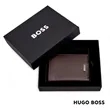 Hugo Boss® Classic Smooth Trifold Card Holder | https://www.bestnamebadges.com