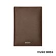 Hugo Boss® Classic Smooth Trifold Card Holder | https://www.bestnamebadges.com