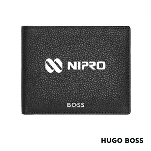Hugo Boss® Classic Grained Wallet w/flap | https://www.bestnamebadges.com