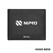 Hugo Boss® Classic Grained Wallet w/flap | https://www.bestnamebadges.com