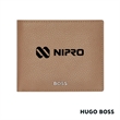 Hugo Boss® Classic Grained Wallet w/flap | https://www.bestnamebadges.com