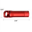 Mini LED Torch Compact Bottle Opener Keychain | https://www.bestnamebadges.com