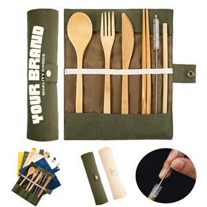 Environmentally Friendly Travel Bamboo Cutlery Sets