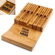 12-Slot Bamboo Knife Rack | https://www.bestnamebadges.com