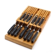 12-Slot Bamboo Knife Rack | https://www.bestnamebadges.com
